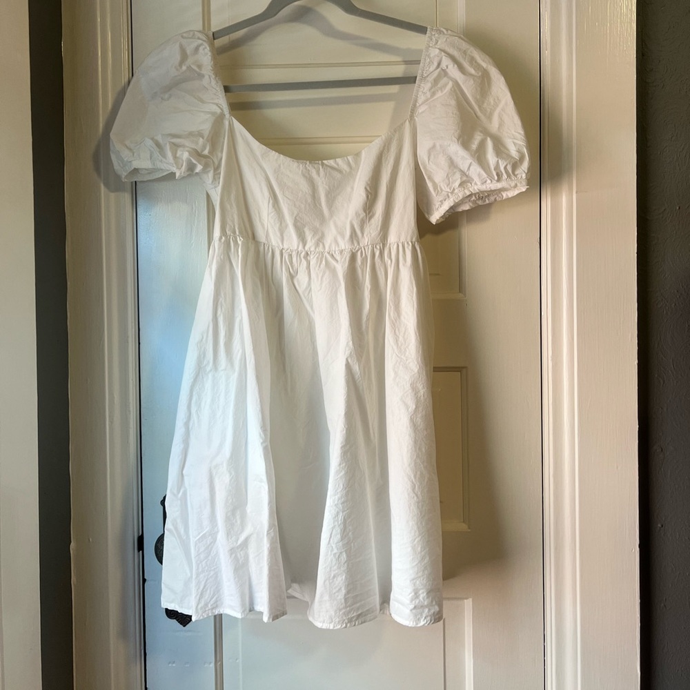 Ciao Lucia Delfina Dress Washed White Cotton